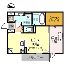 グランドゥール駅南の物件間取画像